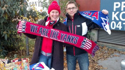 With one of the Slovenia Supporter organizers