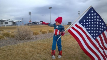 My son, Captain America